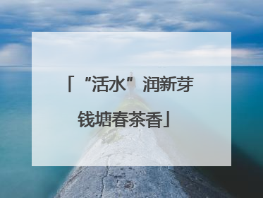 “活水”润新芽 钱塘春茶香