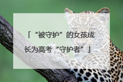 “被守护”的女孩成长为高考“守护者”