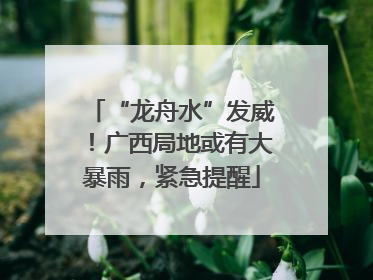 “龙舟水”发威！广西局地或有大暴雨，紧急提醒