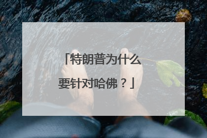 特朗普为什么要针对哈佛？
