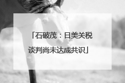 石破茂：日美关税谈判尚未达成共识