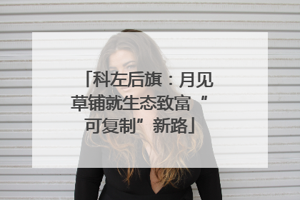 科左后旗：月见草铺就生态致富“可复制”新路