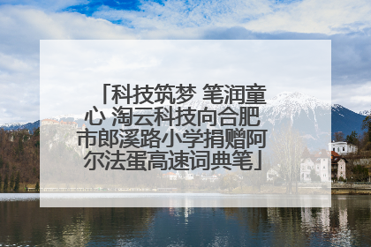 科技筑梦 笔润童心 淘云科技向合肥市郎溪路小学捐赠阿尔法蛋高速词典笔
