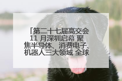 第二十七届高交会 11 月深圳启幕 聚焦半导体、消费电子、机器人三大领域 全球科技盛宴蓄势待发