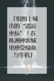 组图丨城市的“清凉坐标”！在株洲神农城里感受绿意与生机