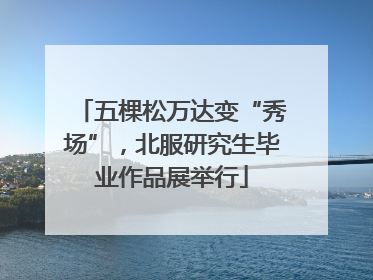 五棵松万达变“秀场”，北服研究生毕业作品展举行