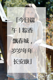 今日端午丨粽香飘春城，岁岁年年长安康