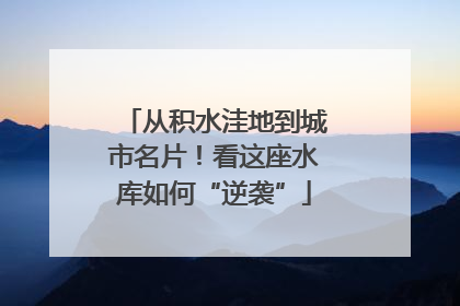 从积水洼地到城市名片！看这座水库如何“逆袭”