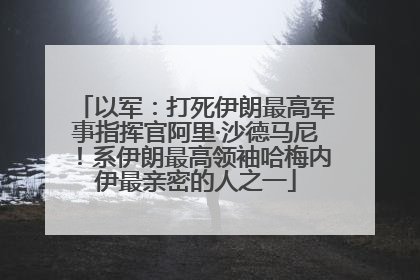 以军：打死伊朗最高军事指挥官阿里·沙德马尼！系伊朗最高领袖哈梅内伊最亲密的人之一