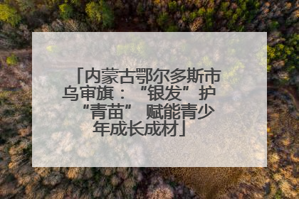 内蒙古鄂尔多斯市乌审旗：“银发”护“青苗” 赋能青少年成长成材