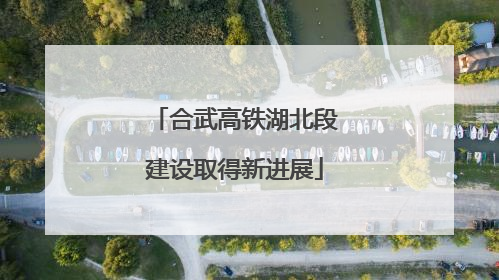 合武高铁湖北段建设取得新进展