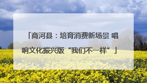 商河县：培育消费新场景 唱响文化振兴版“我们不一样”