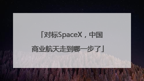对标SpaceX，中国商业航天走到哪一步了