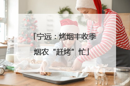 宁远：烤烟丰收季 烟农“赶烤”忙