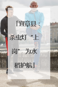 宜章县：杀虫灯“上岗” 为水稻护航