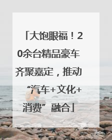 大饱眼福！20余台精品豪车齐聚嘉定，推动“汽车+文化+消费”融合