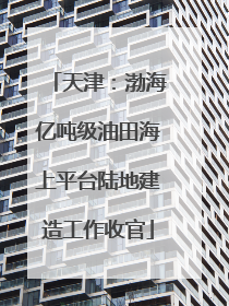天津：渤海亿吨级油田海上平台陆地建造工作收官
