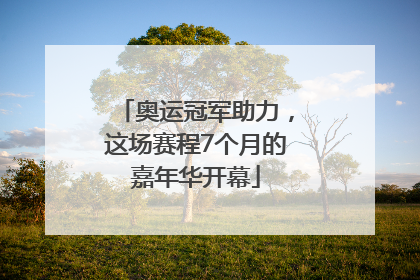 奥运冠军助力，这场赛程7个月的嘉年华开幕