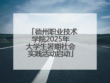 德州职业技术学院2025年大学生暑期社会实践活动启动