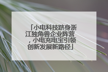 小电科技跻身浙江独角兽企业阵营，小电充电宝引领创新发展新路径