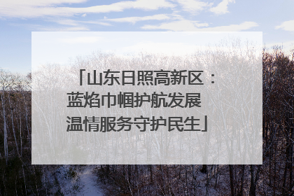 山东日照高新区：蓝焰巾帼护航发展 温情服务守护民生