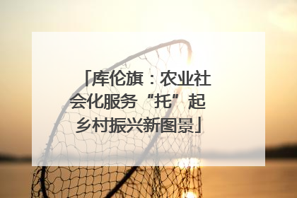 库伦旗：农业社会化服务“托”起乡村振兴新图景