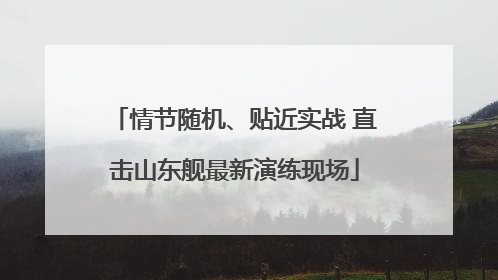 情节随机、贴近实战 直击山东舰最新演练现场