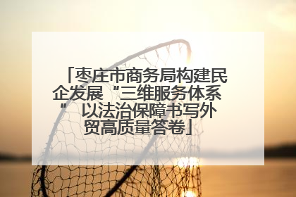 枣庄市商务局构建民企发展“三维服务体系” 以法治保障书写外贸高质量答卷