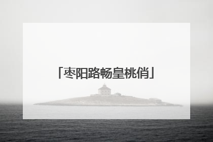 枣阳路畅皇桃俏