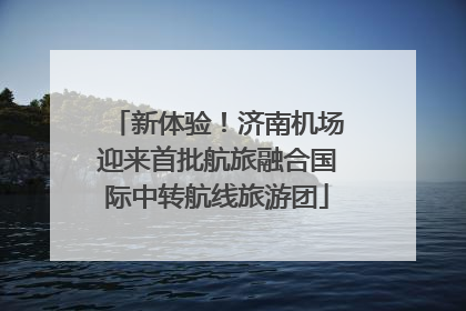 新体验！济南机场迎来首批航旅融合国际中转航线旅游团