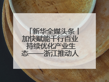 新华全媒头条丨加快赋能千行百业 持续优化产业生态——浙江推动人工智能健康有序发展观察