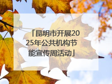 昆明市开展2025年公共机构节能宣传周活动
