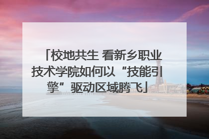 校地共生 看新乡职业技术学院如何以“技能引擎”驱动区域腾飞