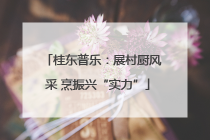 桂东普乐：展村厨风采 烹振兴“实力”