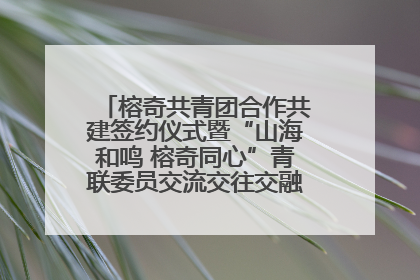 榕奇共青团合作共建签约仪式暨“山海和鸣 榕奇同心”青联委员交流交往交融活动在福州举行