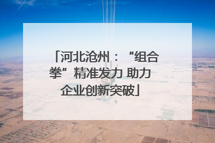 河北沧州：“组合拳”精准发力 助力企业创新突破