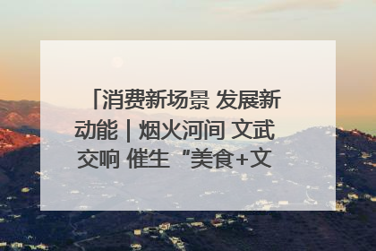 消费新场景 发展新动能｜烟火河间 文武交响 催生“美食+文化”消费新场景