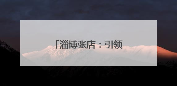 淄博张店：引领工业绿色转型