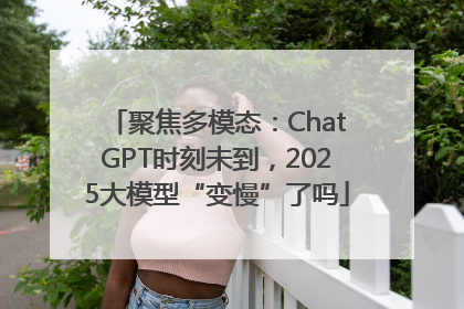聚焦多模态：ChatGPT时刻未到，2025大模型“变慢”了吗