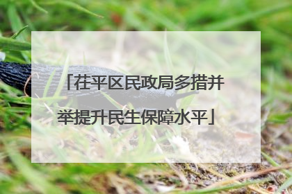 茌平区民政局多措并举提升民生保障水平