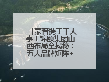 蒙晋携手干大事！锦颐集团山西布局全揭秘：五大品牌矩阵+双轮驱动模式
