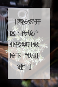 西安经开区：传统产业转型升级按下“快进键”