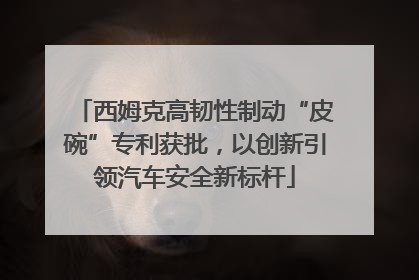 西姆克高韧性制动“皮碗”专利获批，以创新引领汽车安全新标杆