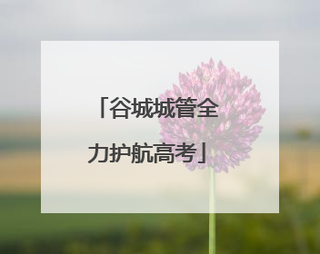 谷城城管全力护航高考