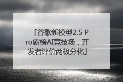 谷歌新模型2.5 Pro霸榜AI竞技场，开发者评价两极分化
