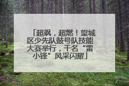 超飒，超燃！望城区少先队鼓号队技能大赛举行，千名“雷小锋”风采闪耀