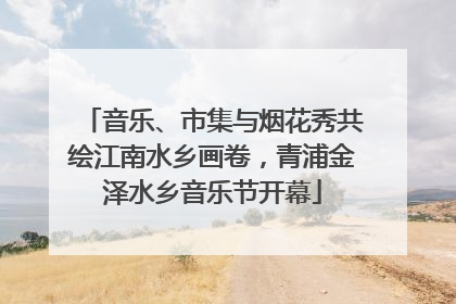 音乐、市集与烟花秀共绘江南水乡画卷，青浦金泽水乡音乐节开幕