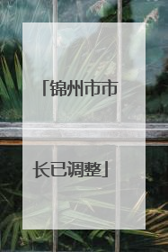 锦州市市长已调整