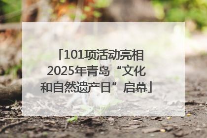 101项活动亮相 2025年青岛“文化和自然遗产日”启幕