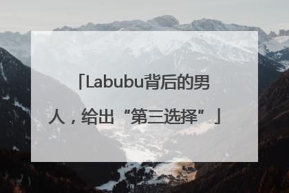 Labubu背后的男人，给出“第三选择”